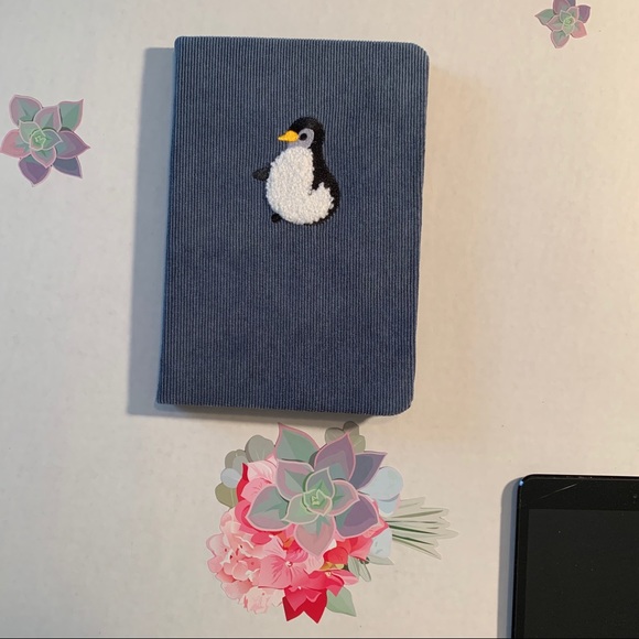 Accessories - Soft light blue penguin iPad mini cover